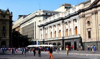 在智利首都圣地亚哥